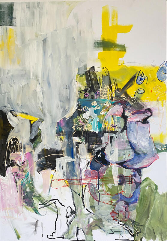 acrylic on canvas, 70 x 100 cm