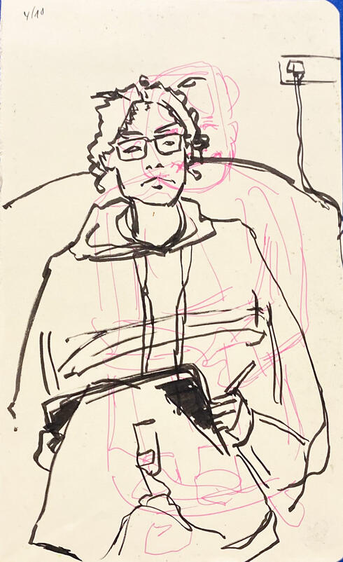 pen on paper, sketchbook